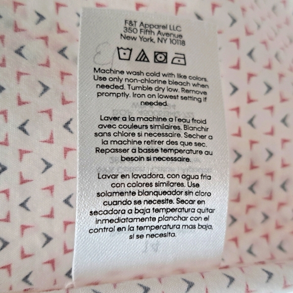 Calvin Klein Boy's Patterned Dress Shirt, sz 14 - Picture 5 of 6